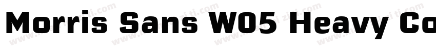 Morris Sans W05 Heavy Condensed字体转换